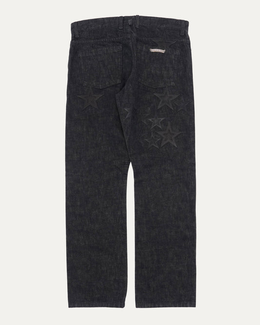Star Patch Fleur Knee Jeans