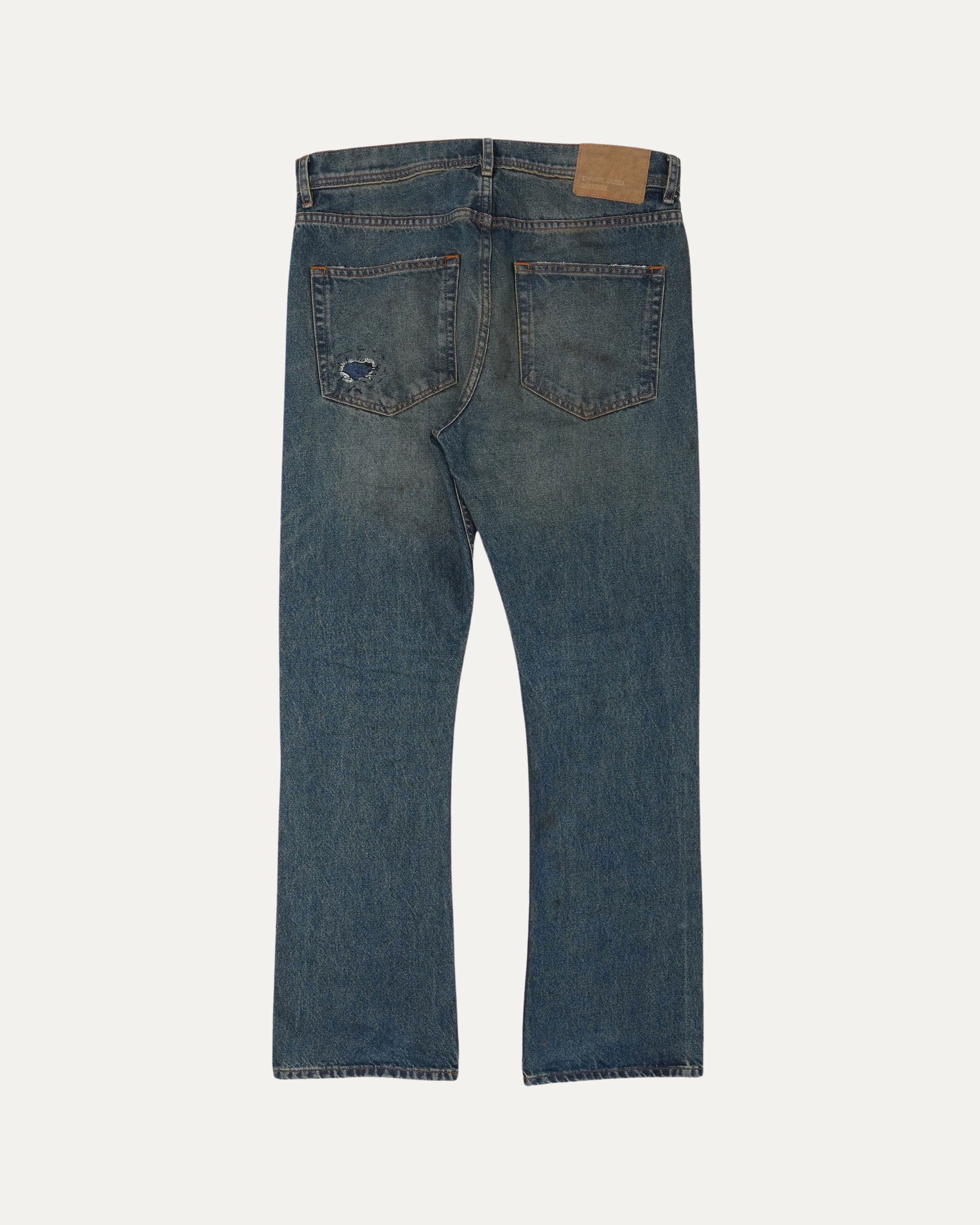 Thrashed Flare Jeans