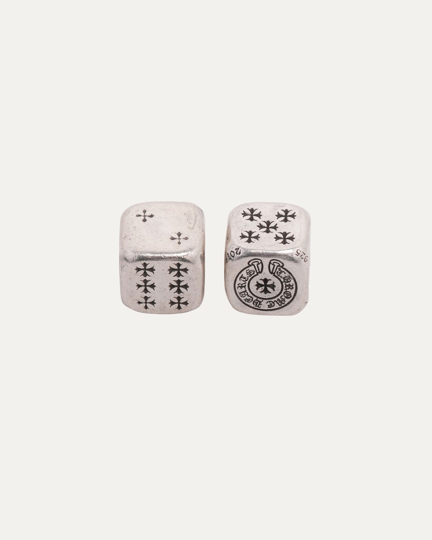 Silver Dice Set