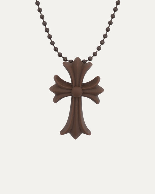 Silichrome Cross Necklace