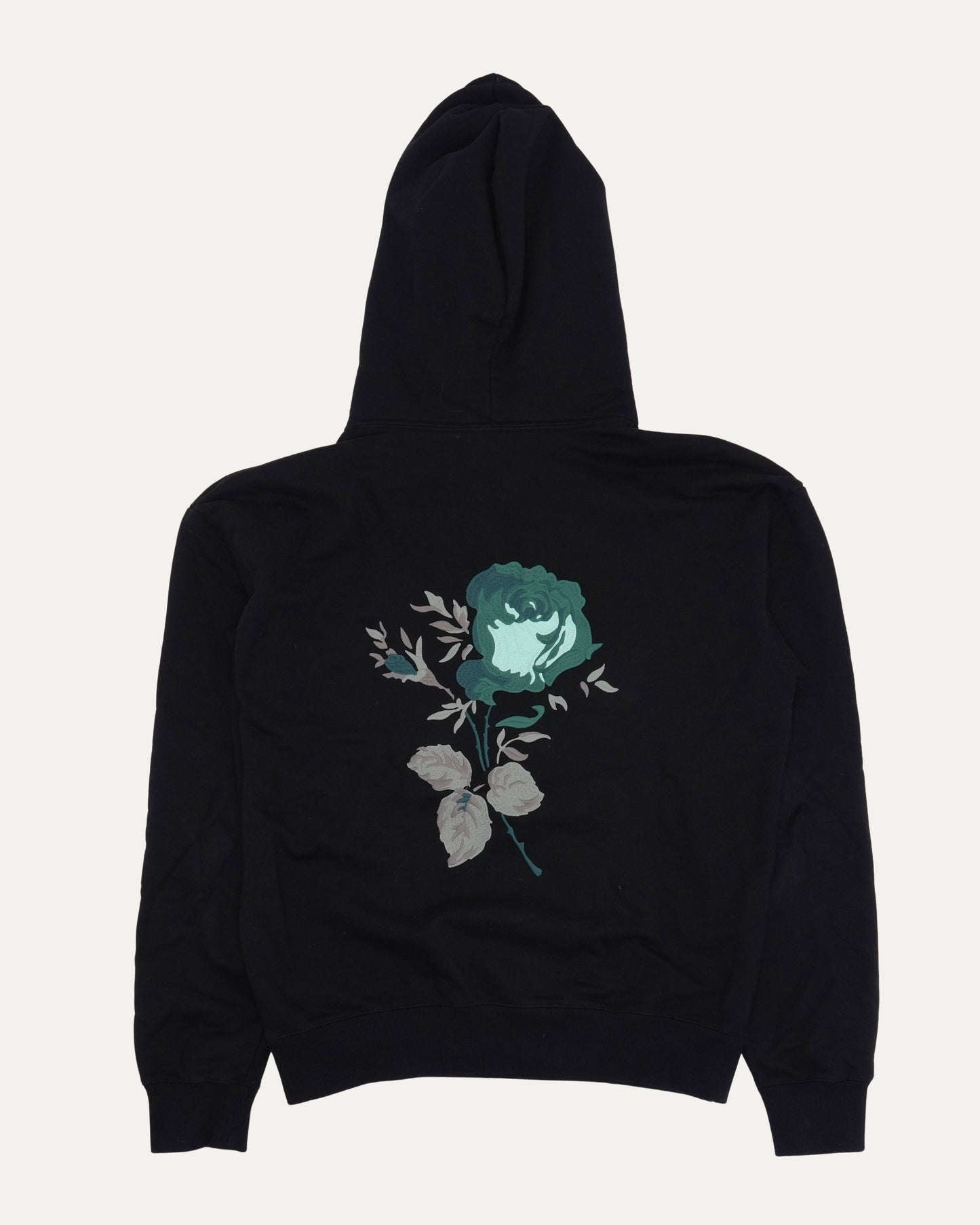 Embroidered Floral Hoodie