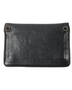 Leather Zip Bifold Wallet