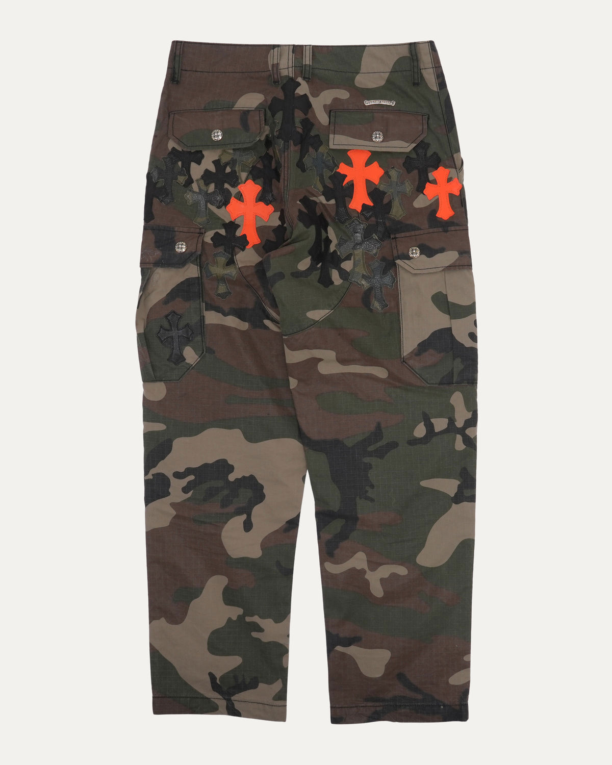 Cross Patch Camouflage Cargo Pants