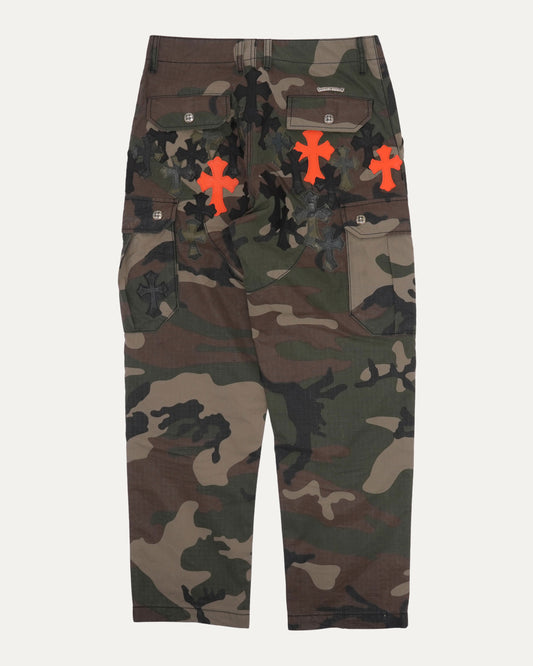 Cross Patch Camouflage Cargo Pants