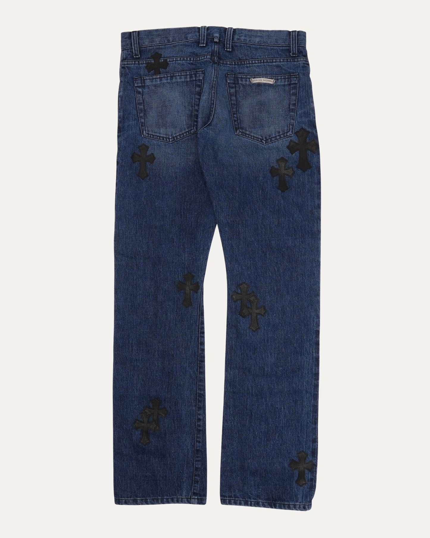 Low Rise Cross Patch Jeans