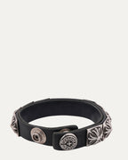 Pyramid Stud Leather Bracelet