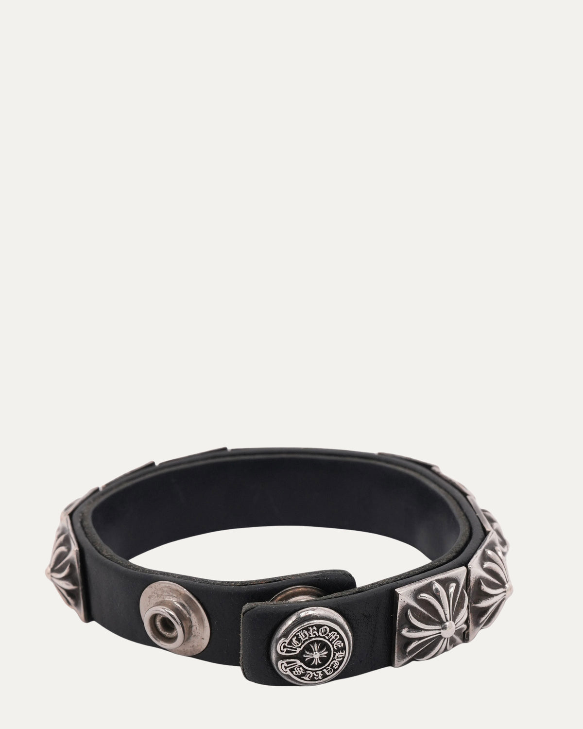 Pyramid Stud Leather Bracelet