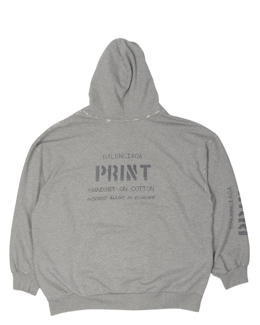 SS23 Print Shop Zip Up Hoodie