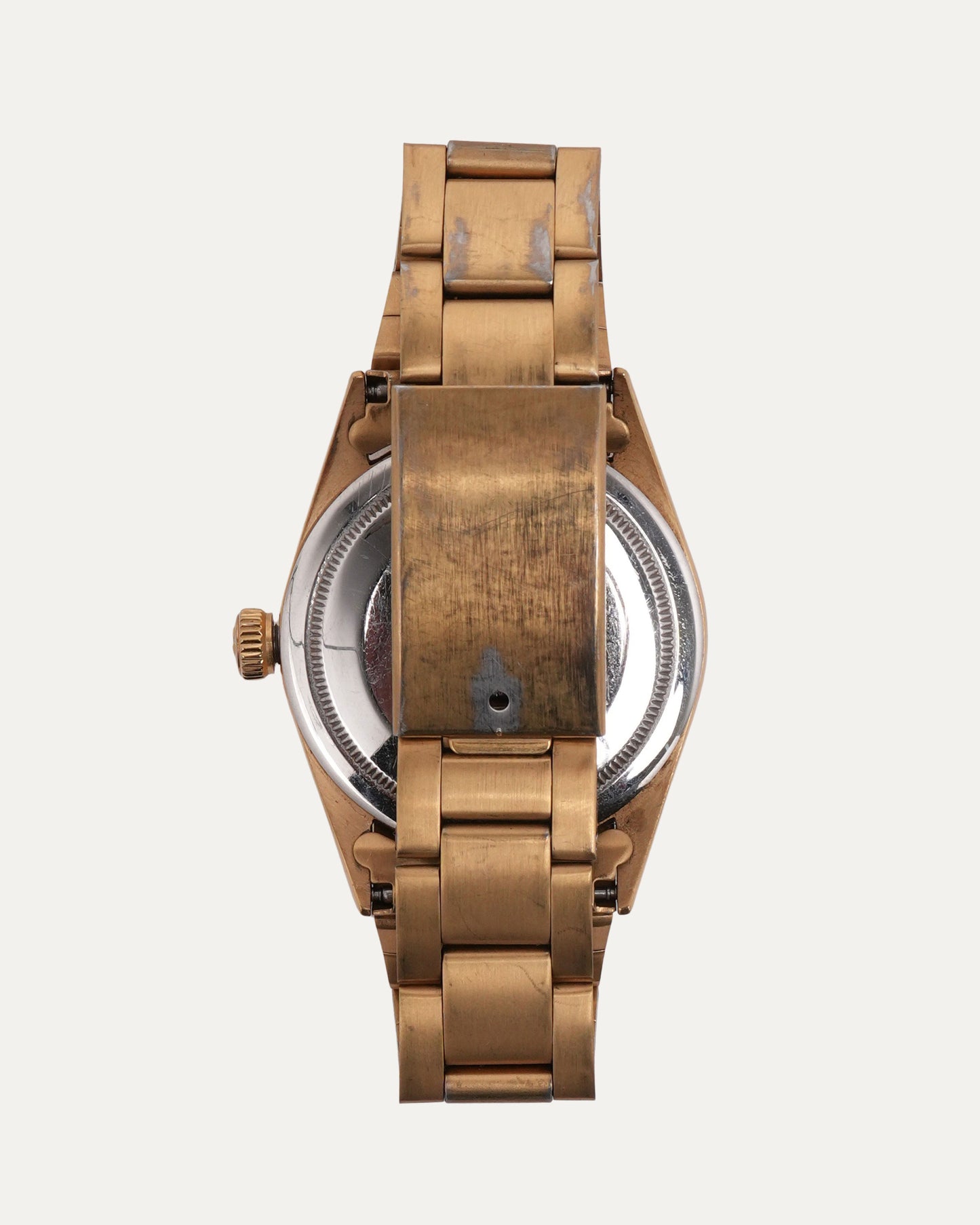 Gold Plated Fuck the Clock Watch