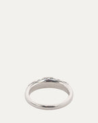 Mini Floral Cross Ring