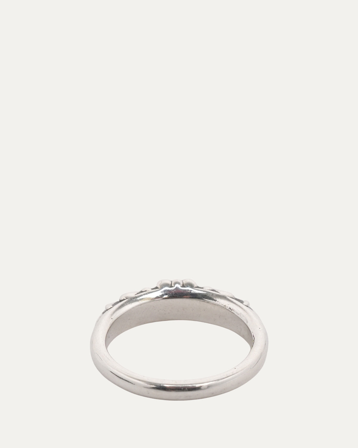 Mini Floral Cross Ring