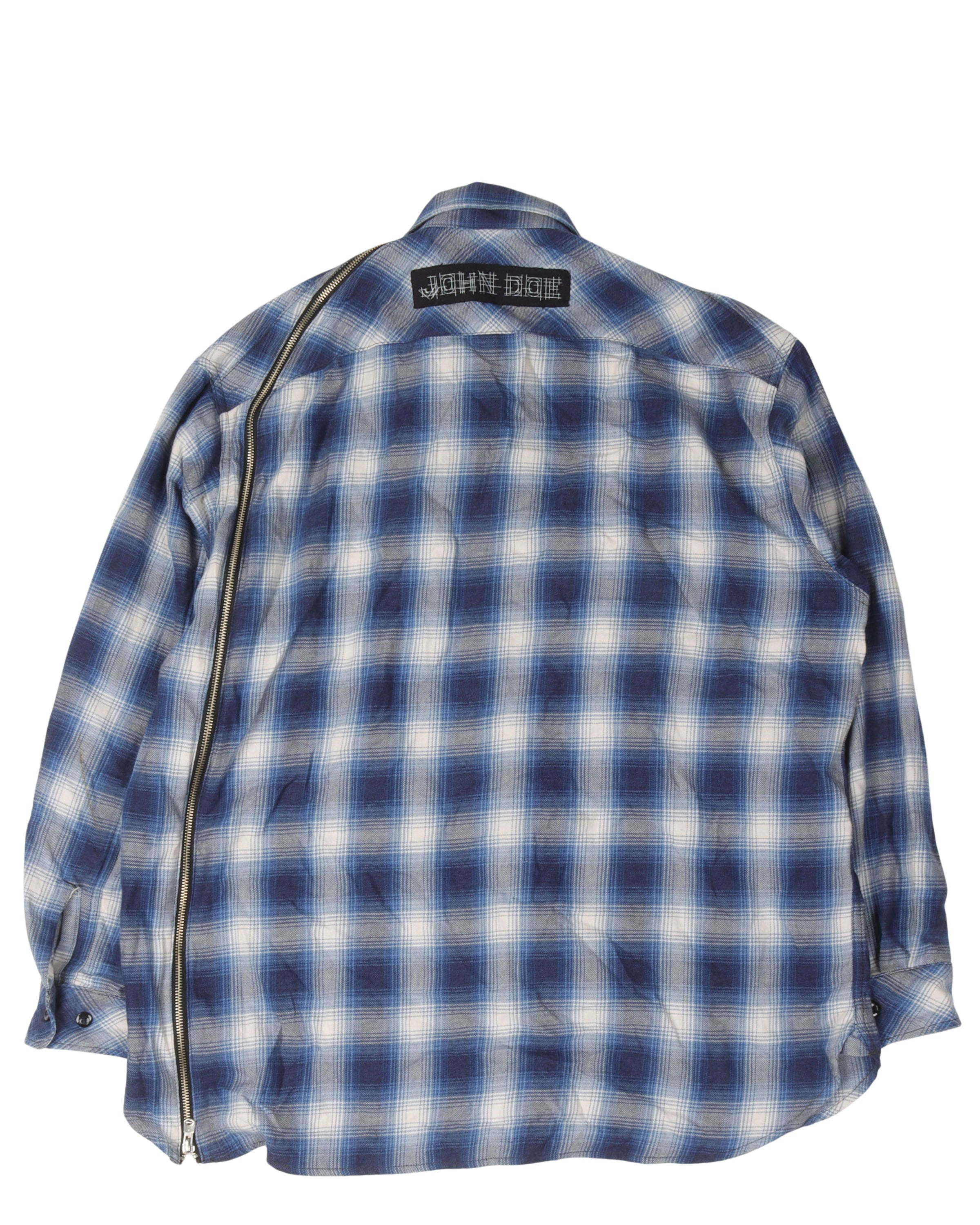 John Doe Zipper Flannel Shirt