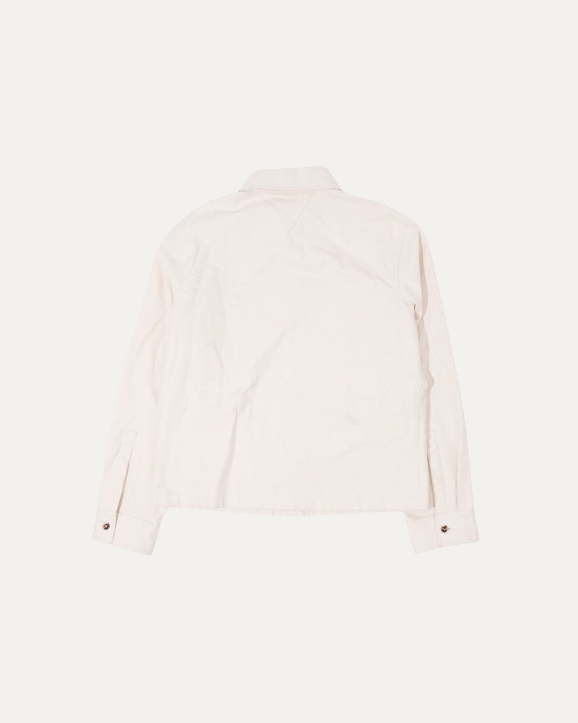 Flecked Cotton Overshirt