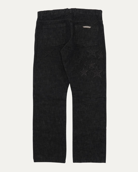 Star Patch Fleur Knee Jeans