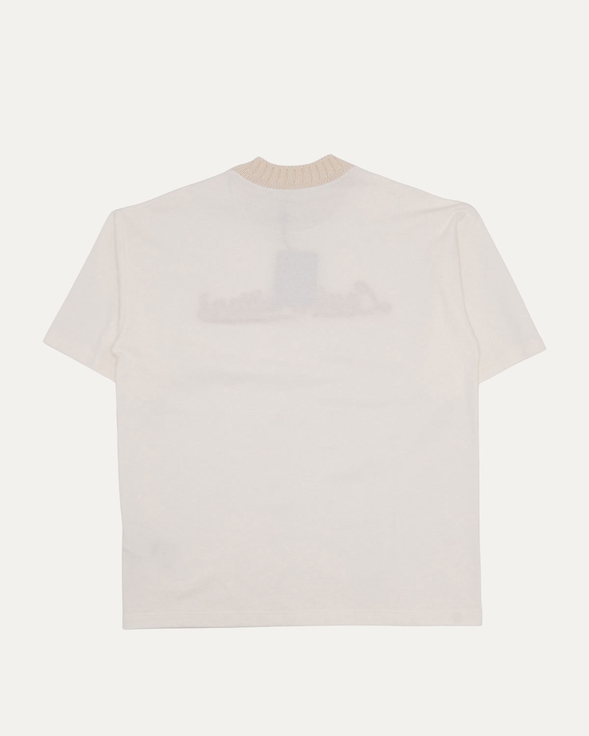 Knit Collar T-Shirt