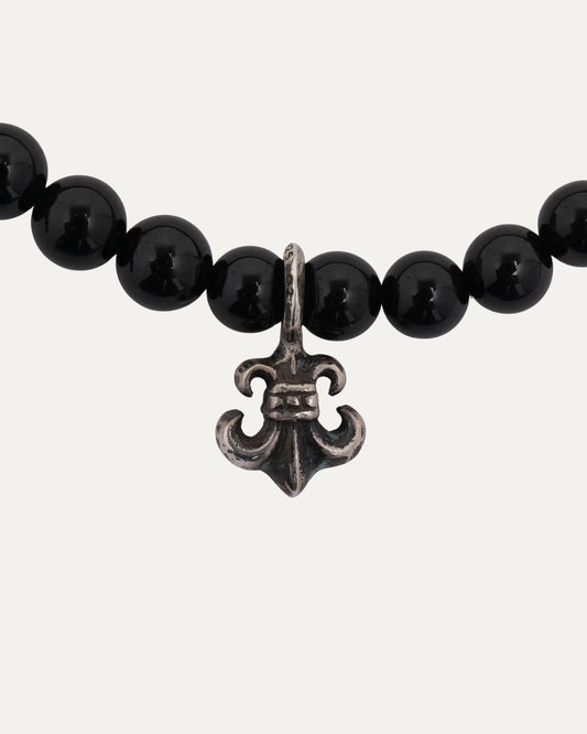 Fleur Charm Bead Bracelet