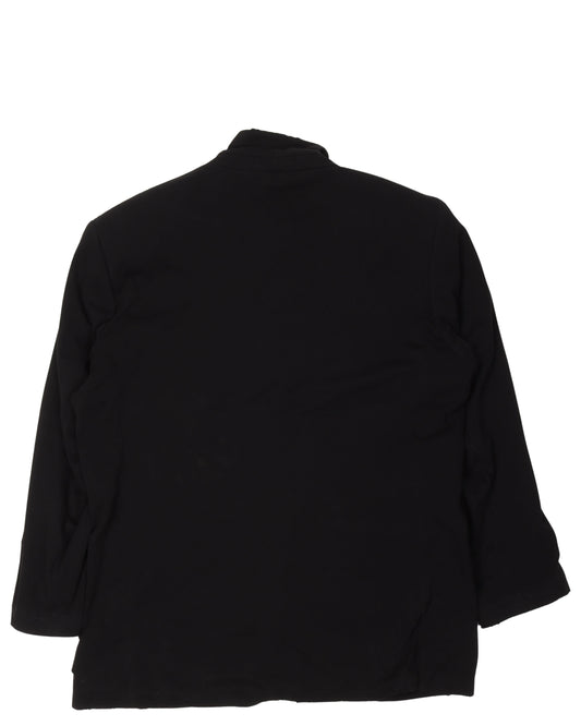 Oversized Cotton Jersey Blazer