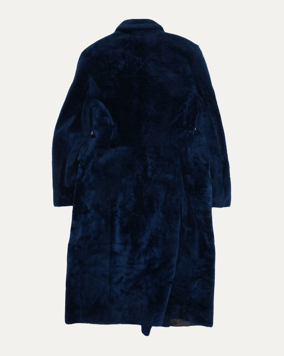 Hourglass Shearling Double Breasted Coat