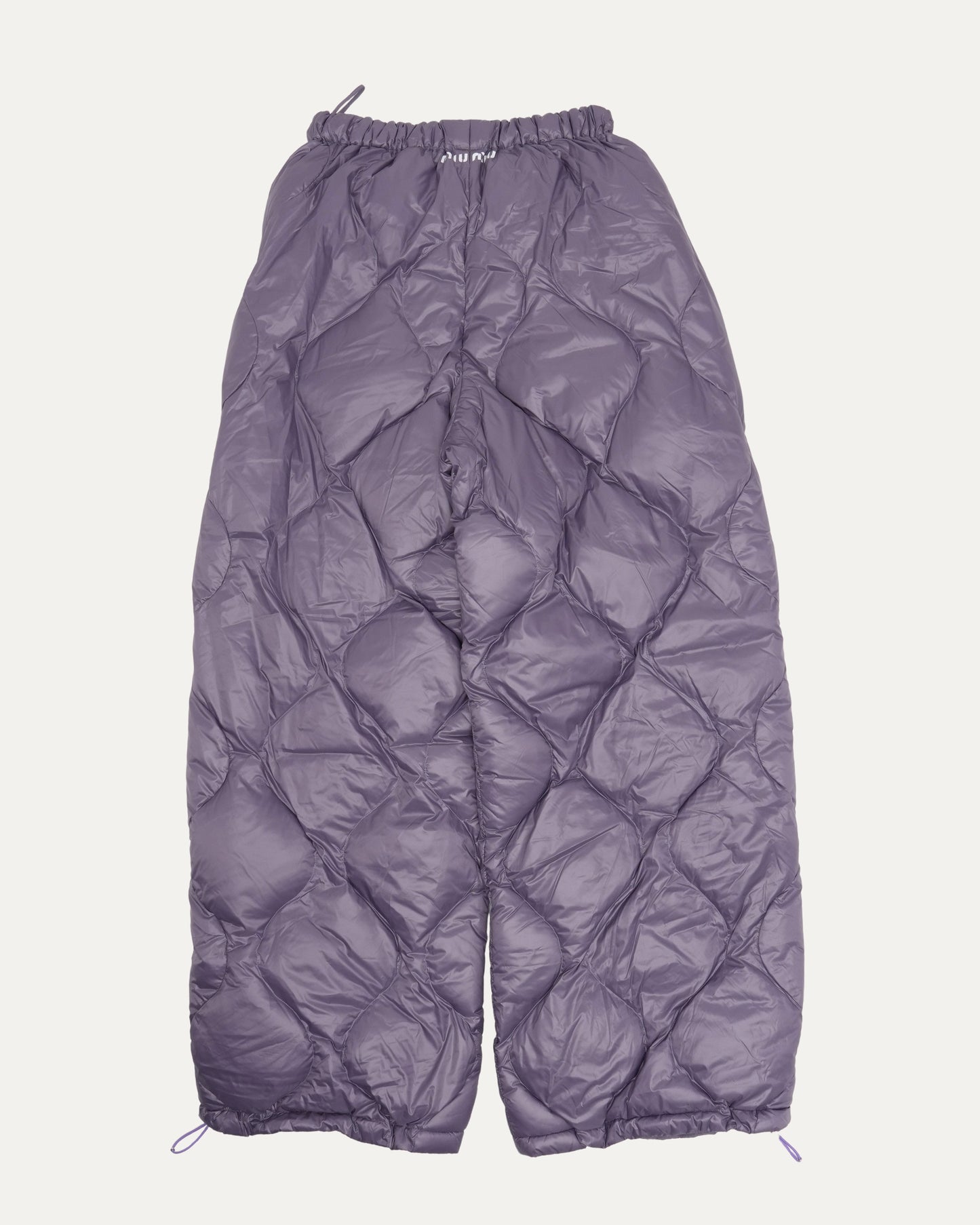 Diamond Quilted Puffer Track Pants