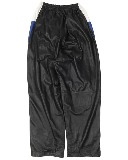Leather Track Pants