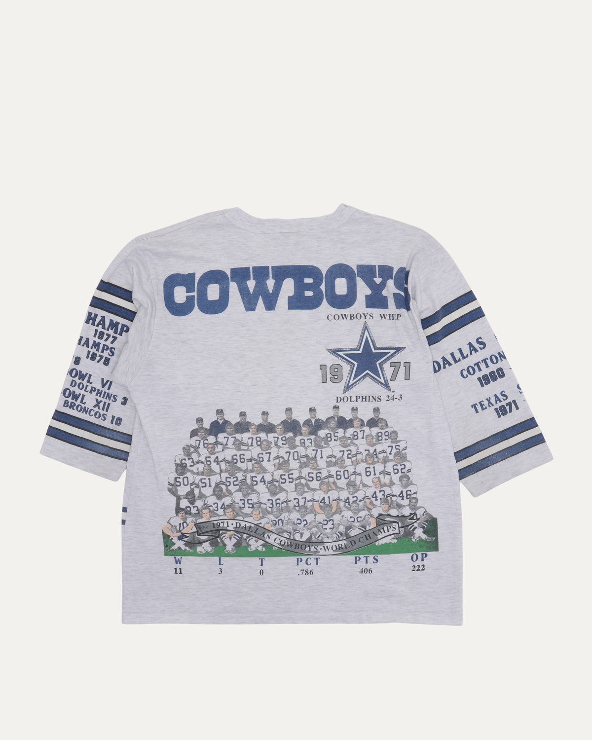 Dallas Cowboys 1971 Jersey T-Shirt