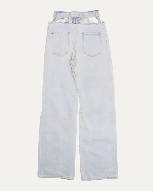 MM6 Cut Out Waistband Jeans