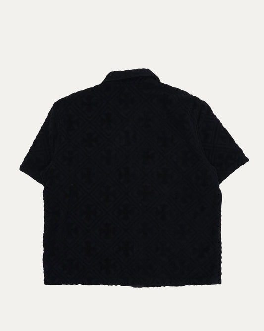 Terry Cloth Short Sleeve Shirt