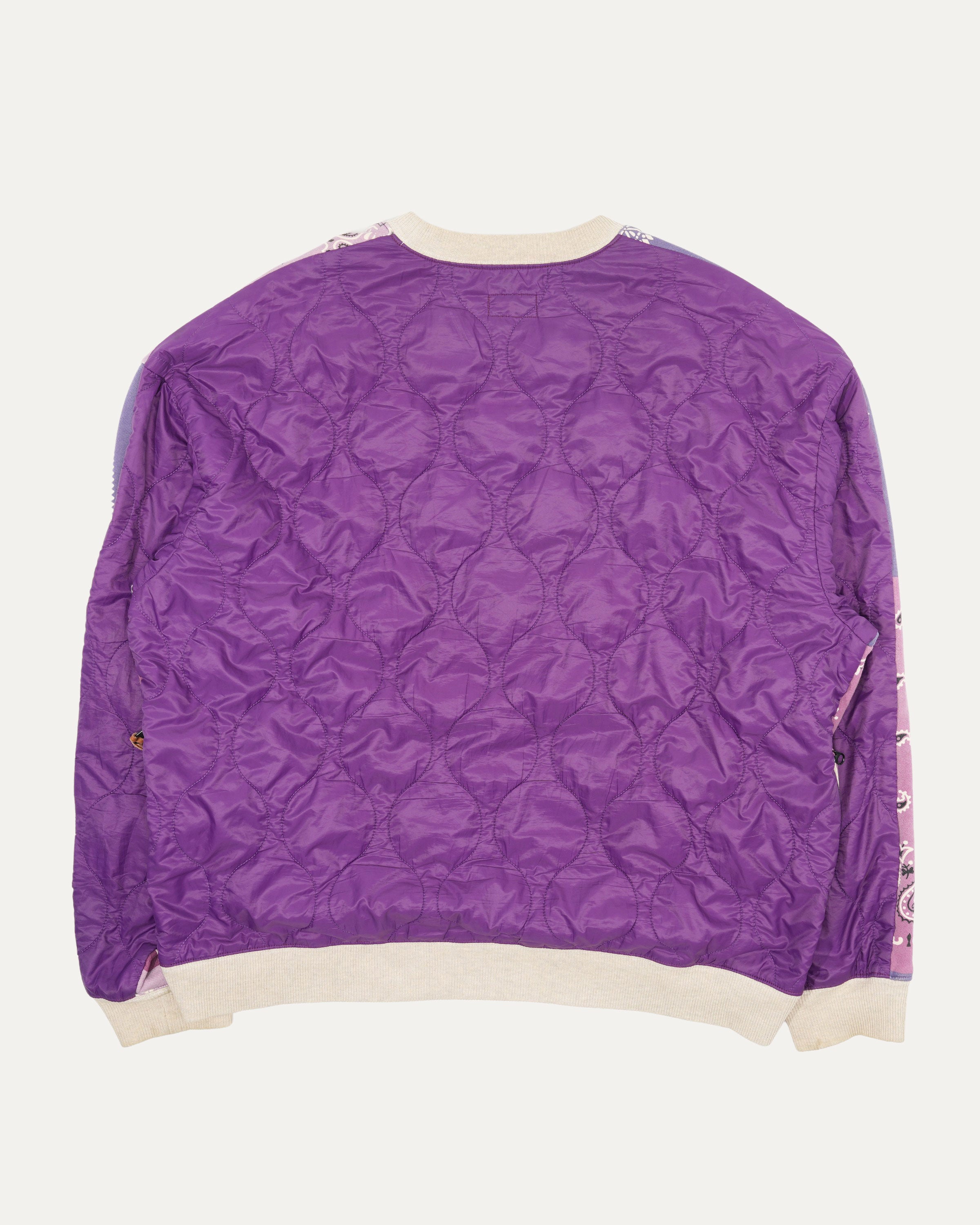 Bandana Print Crewneck Sweatshirt