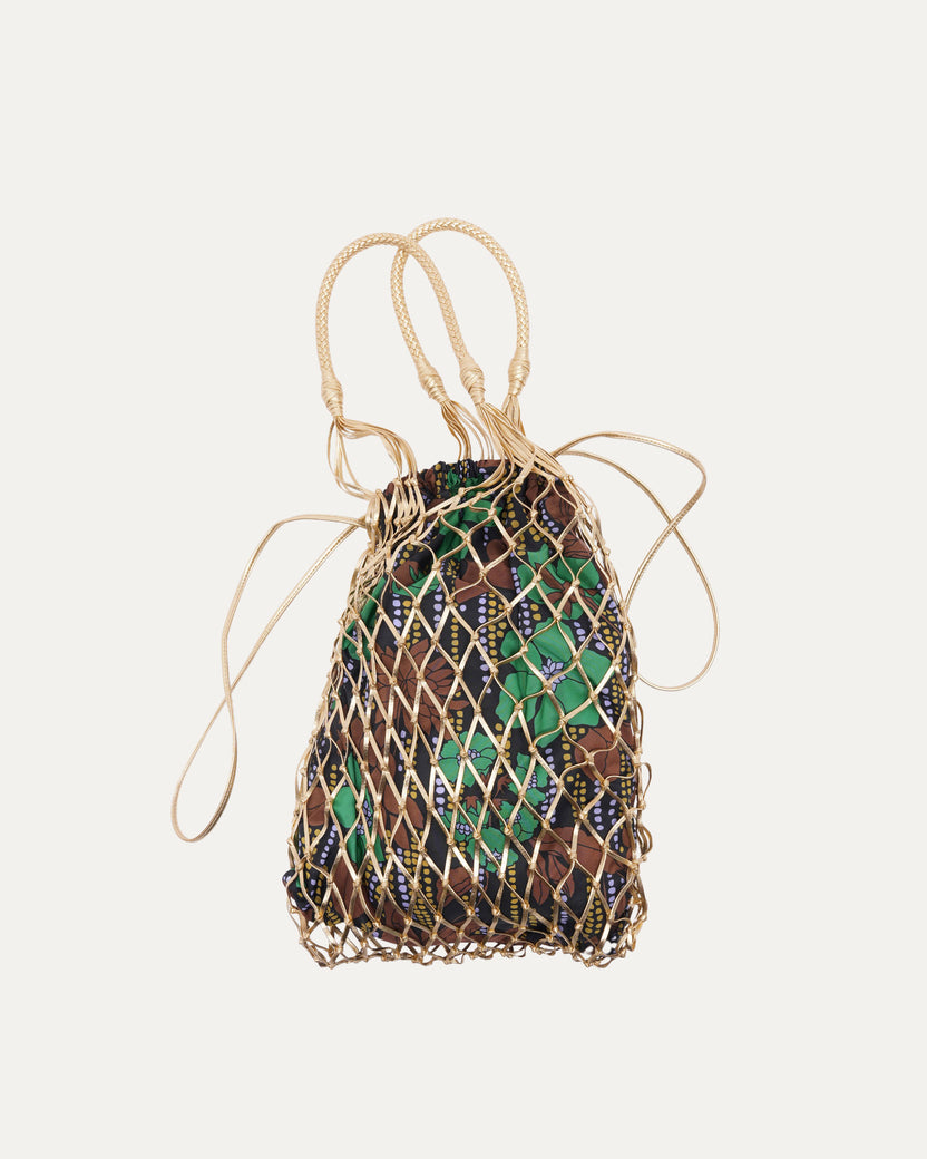 Printed Fabric Net Bag