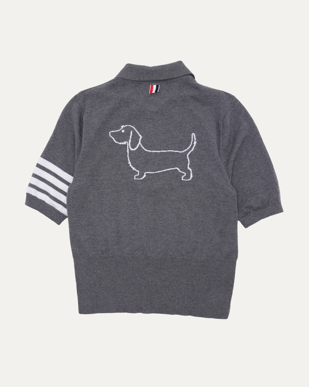 Hector 4-Bar Intarsia Knit Polo