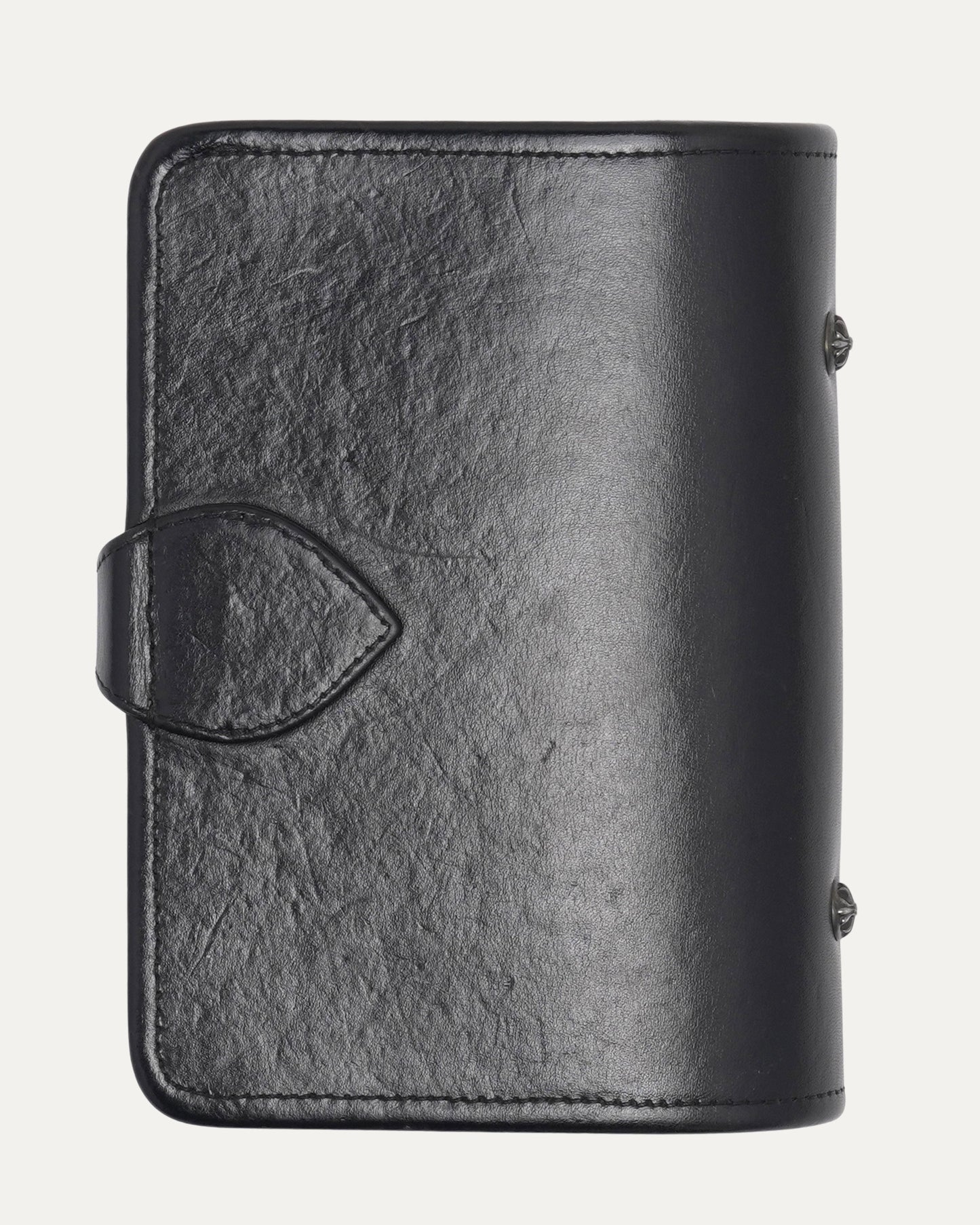 Cross Patch Leather Binder