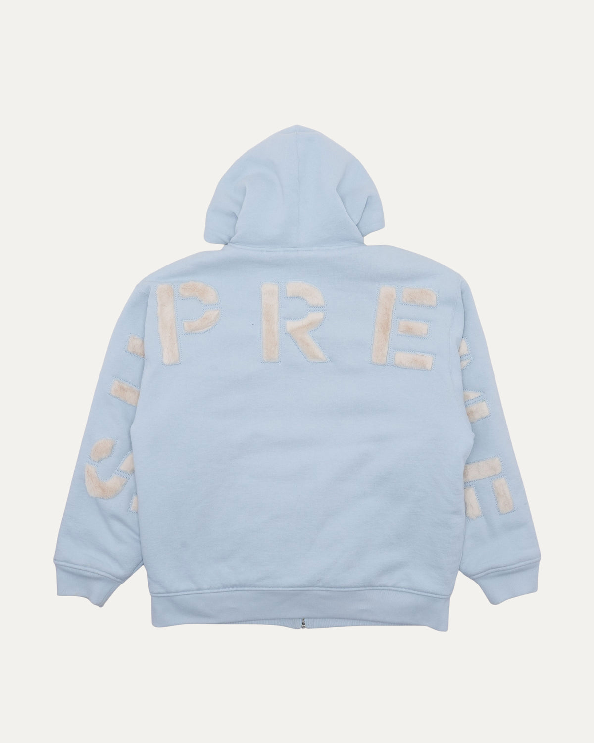 Faux Fur Lined Zip Up Hoodie
