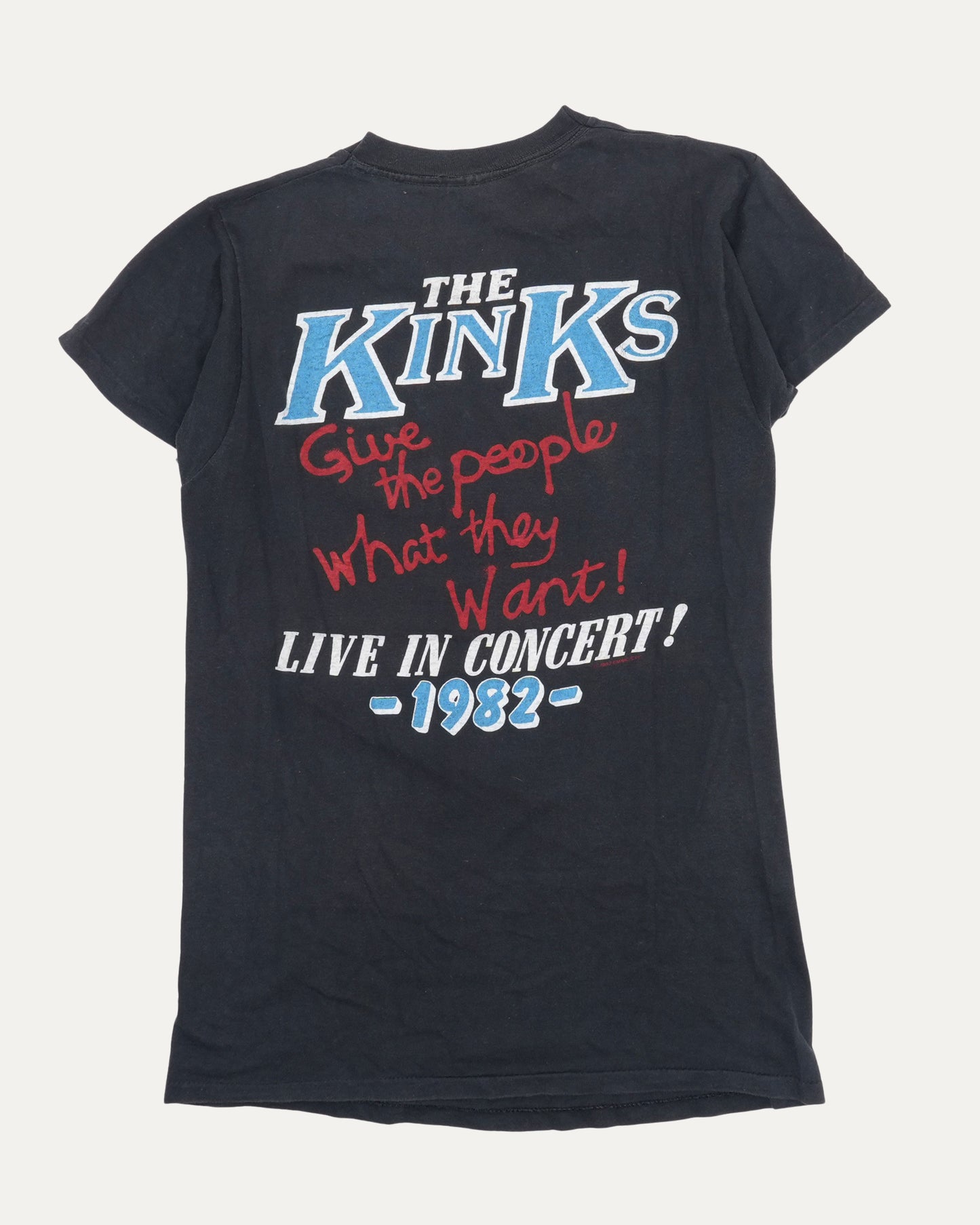 The Kinks 1982 Tour T-Shirt