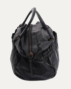 Gathered Leather Bag