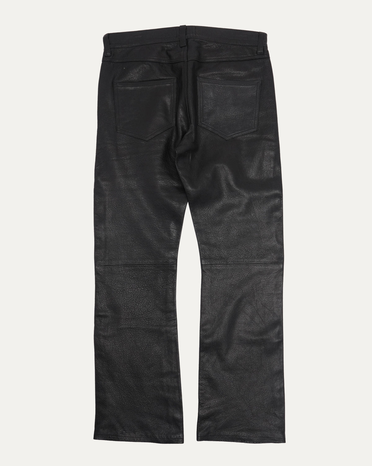 Leather Flare Pants