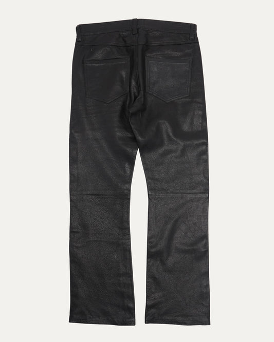 Leather Flare Pants