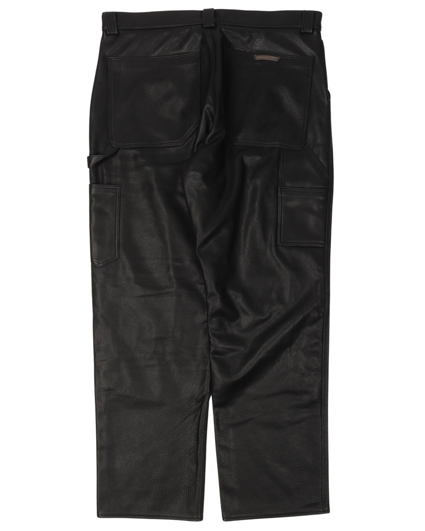 Fleur Knee Cow Leather Pants