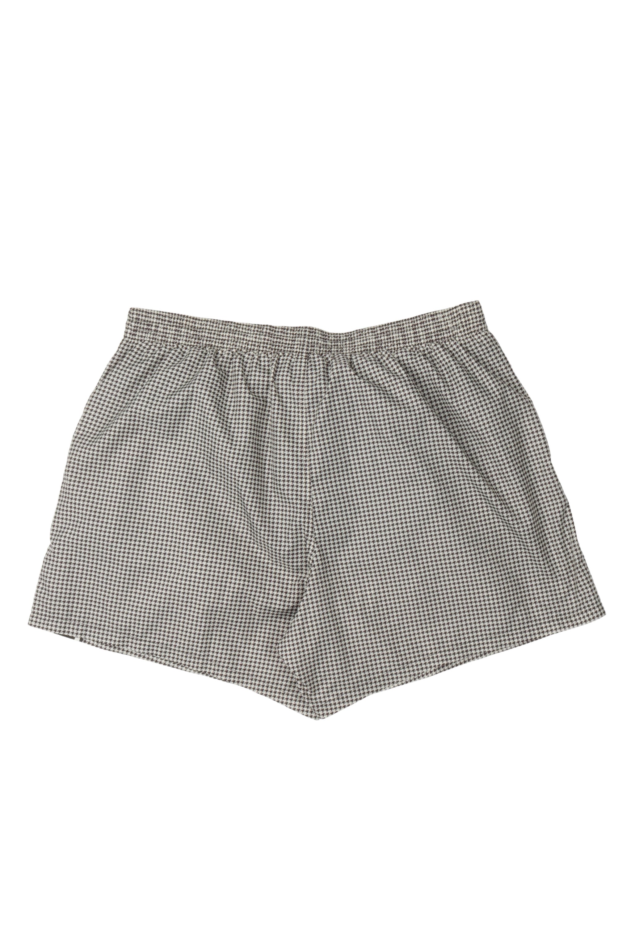 Houndstooth Drawstring Swimshorts