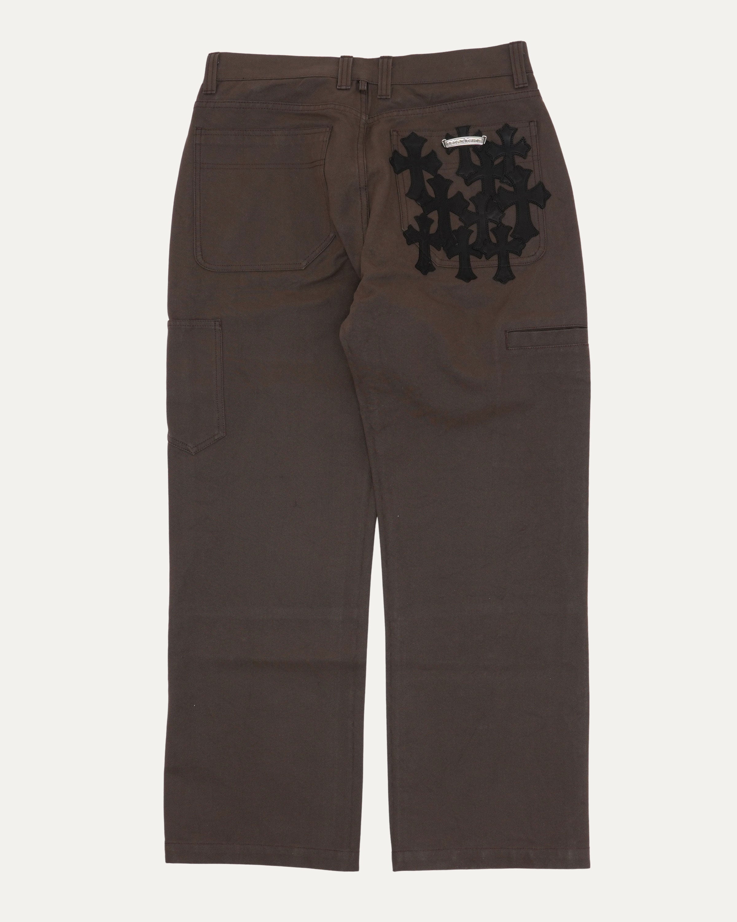 Chrome Hearts Cross Patch Double Knee Carpenter Pants – Justin Reed
