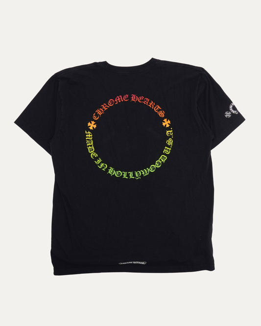 Gradient Horseshoe Logo Pocket T-Shirt