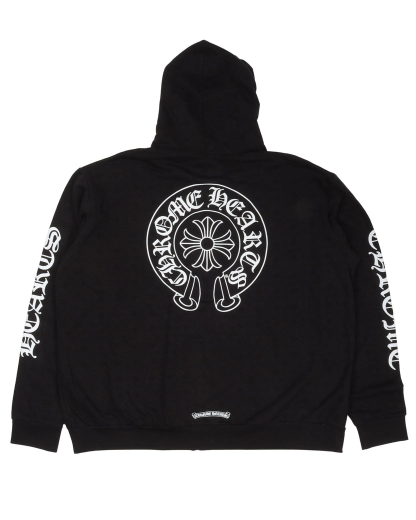 Horseshoe Logo Zip Up Hoodie