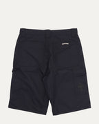 Nylon Leather Double Knee Shorts