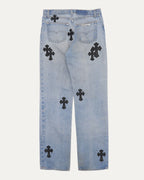 Levis 501 Cross Patch Jeans