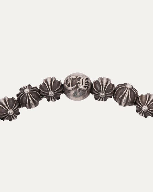 Multi Charm Onyx Bead Bracelet