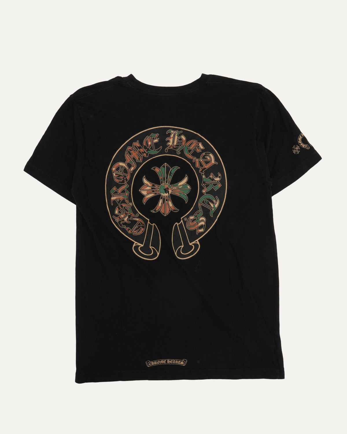Camouflage Cemetery Cross Pocket T-Shirt