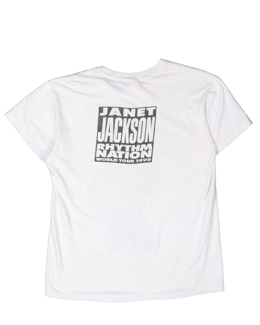Janet Jackson Rhythm Nation World Tour 1990 T-Shirt