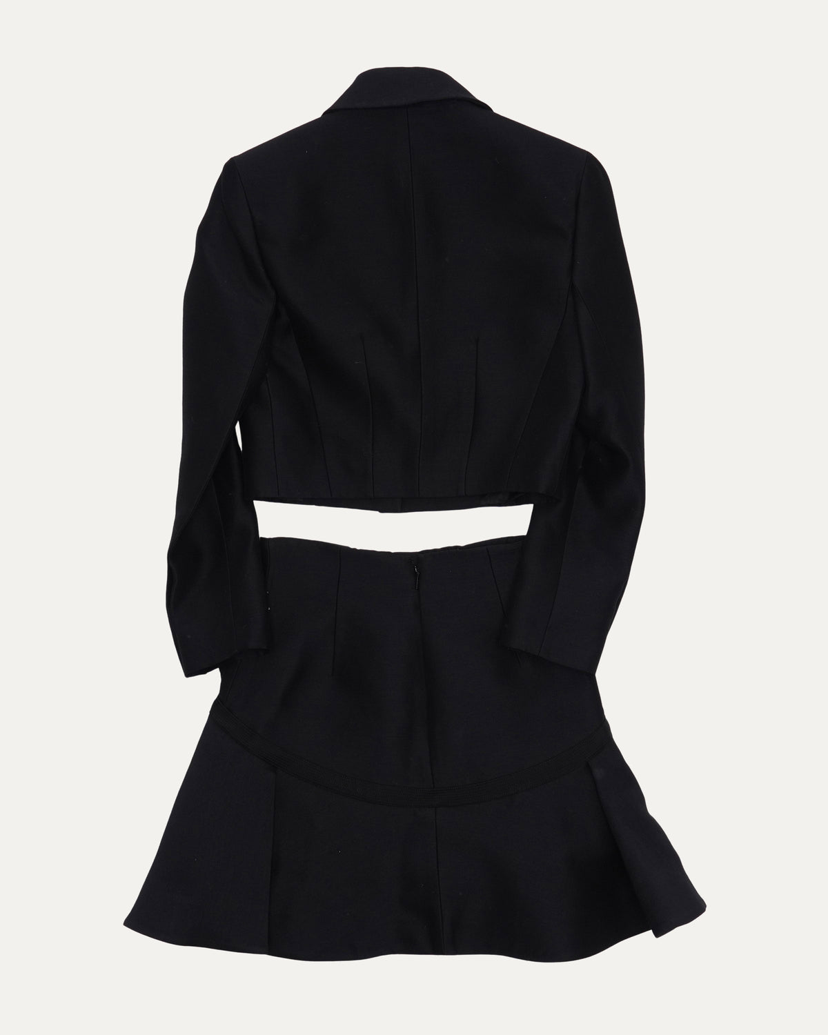 Pleated Skirt Suit