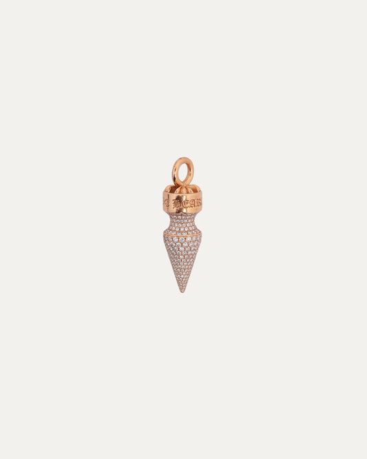 Gold & Diamond Spike Pendant