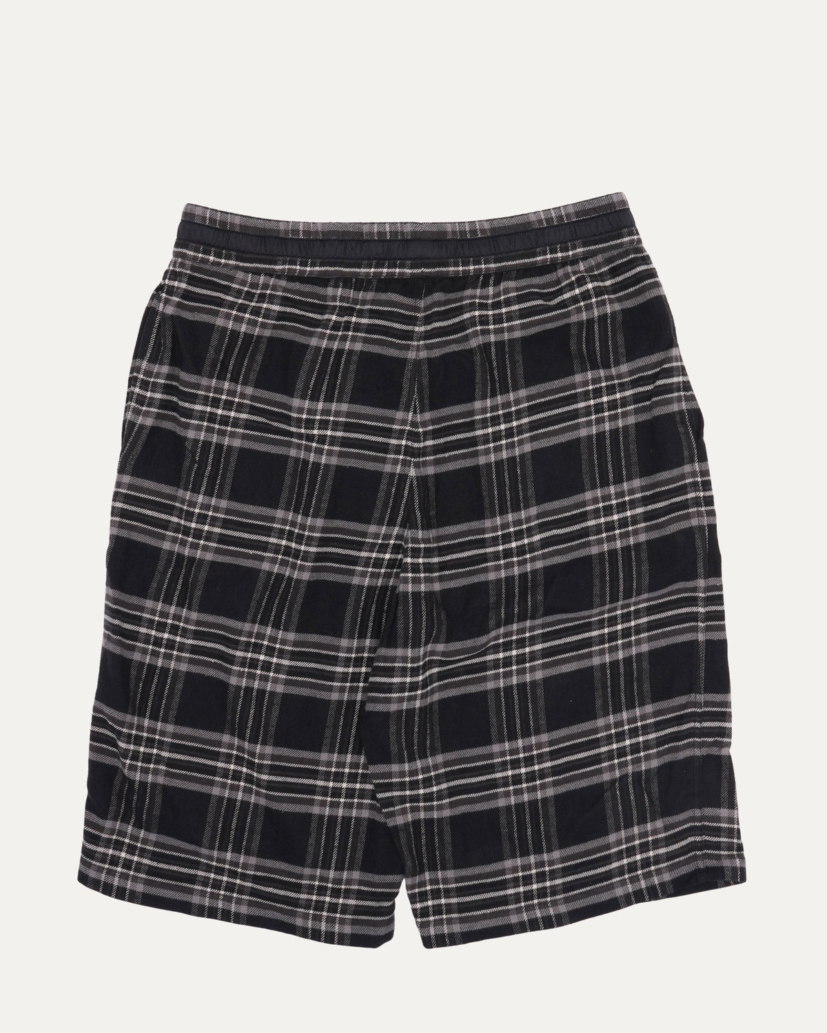 After School Cross Patch Flannel Shorts