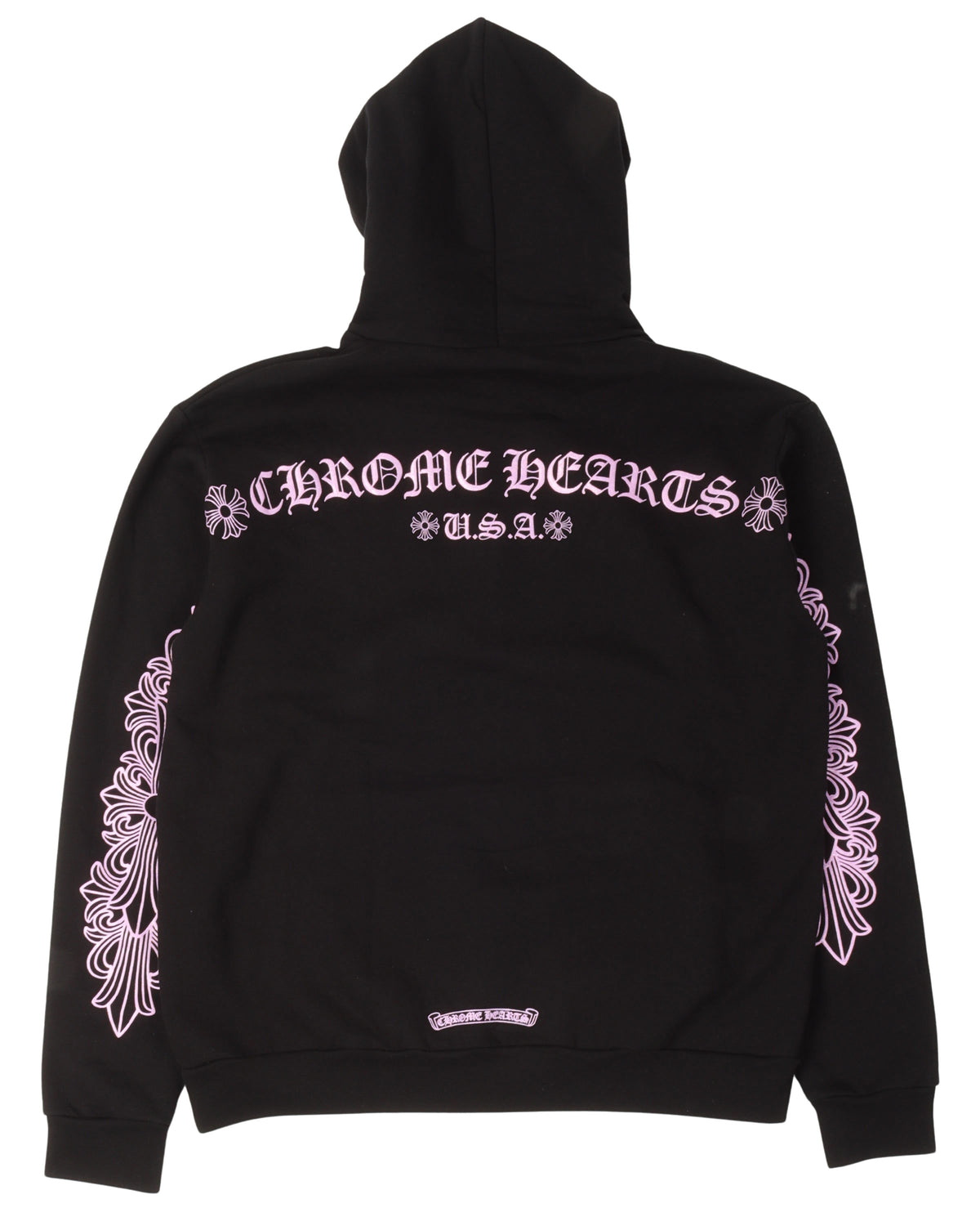 Friends & Family Pink Glitter Horseshoe Logo Hoodie